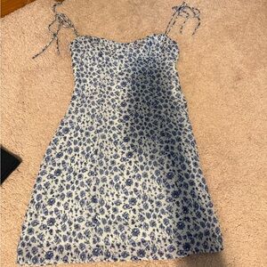 Beginning boutique mini dress. Penny lane blue floral dress size 4